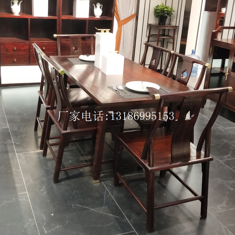 新中式餐桌椅组合--8343(图1)